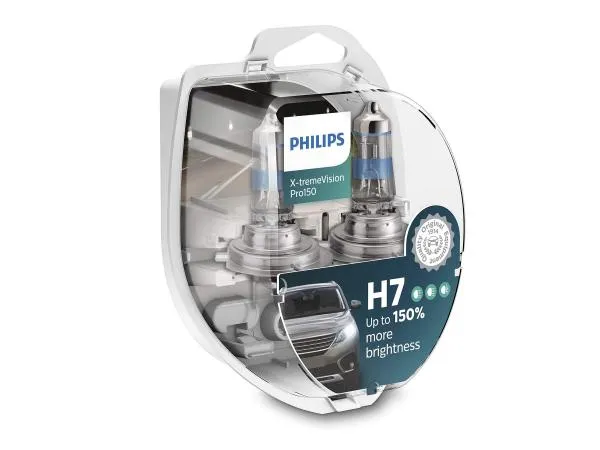 Philips H7 Leuchtmittel 12V 55W PX26d X-tremeVision Pro150 DuoBox - 12972XVPS2
